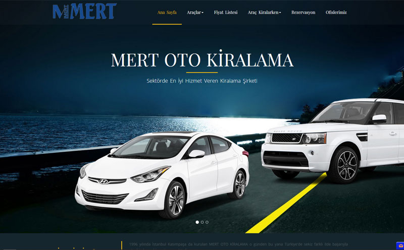 Rent a Car Web Sitesi